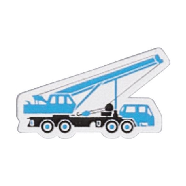 つくし工房 つくし ミニ重機マグネット側面タイプ トラッククレーン 小 MK-312 1個 184-1748（直送品）