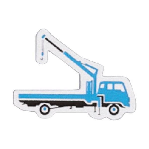 つくし工房 つくし ミニ重機マグネット側面タイプ ユニック車 小 MK-313 1個 184-3362（直送品）