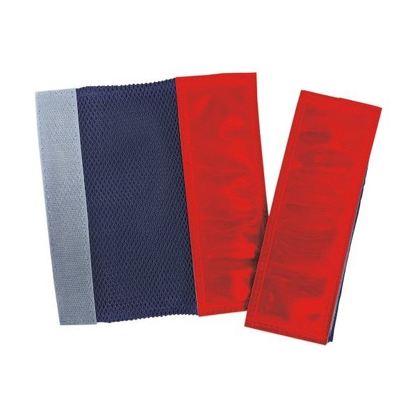 ユニット 反射識別カラーバンド(赤) 2枚1組 378-905 1組(2枚) 183-8705（直送品）