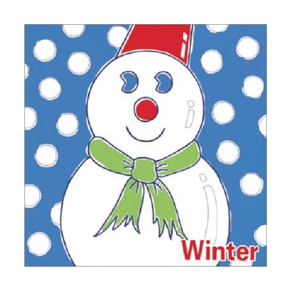 つくし工房 つくし たのし~る[ゆかいな季節]〈冬〉Winter KS-71 1枚 185-1241（直送品）