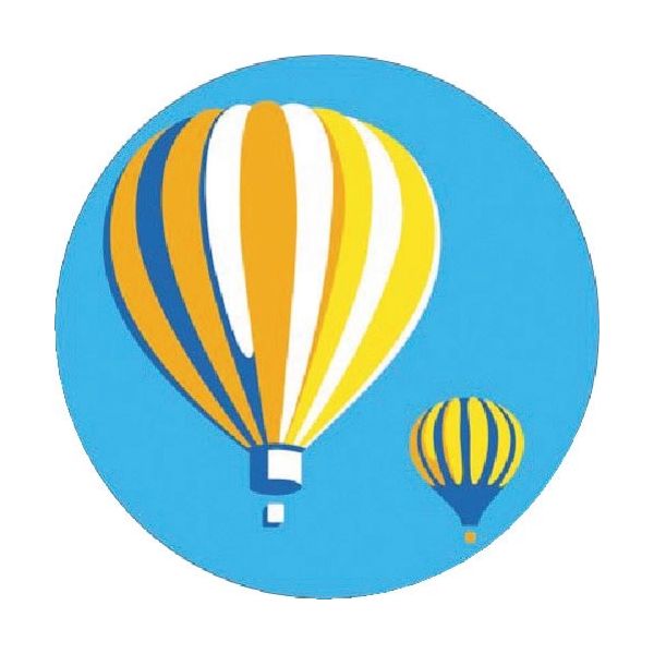 つくし工房 つくし たのし~る[のりもの] 熱気球 KS-26 1枚 185-1195（直送品）