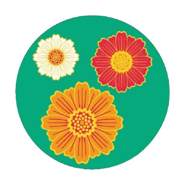 つくし工房 つくし たのし~る [はな] ひゃくにちそう KS-125 1枚 185-1222（直送品）