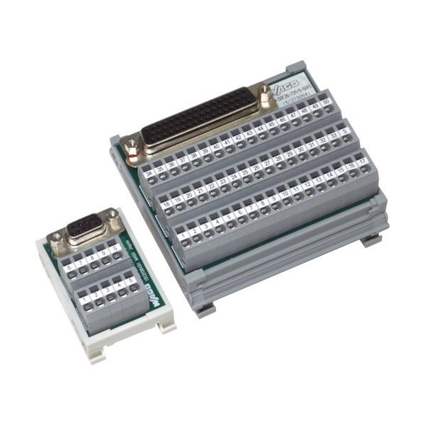 WAGO 1対1コネクタ端子台 Dーsubコネクター対応 W90.2×L85×H37.3 IM-DSFUN-739/5-50PC 1個（直送品）