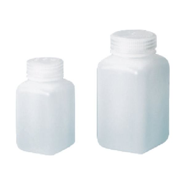 東京硝子器械 TGK 角型びん 広口 HDPE製 175mL 656-22-03-03 1本 185-1927（直送品）