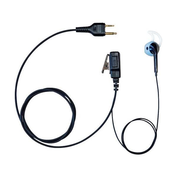 F.R.C. シリコンカバー付きインナータイプ左耳専用イヤホンマイク(PRO用/トランシーバー専用) FPG-27LA 1本（直送品）