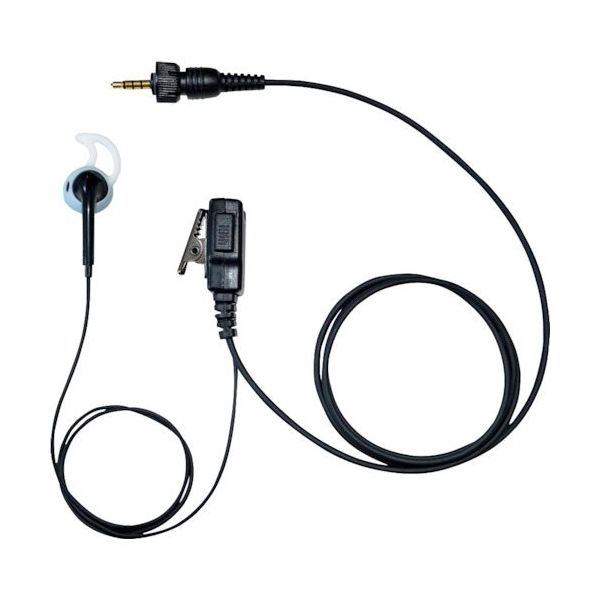 F.R.C. シリコンカバー付きインナータイプ左耳専用イヤホンマイク(PRO用/トランシーバー専用) FPG-27LKWP 1本（直送品）