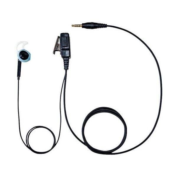 F.R.C. シリコンカバー付きインナータイプ左耳専用イヤホンマイク(PRO用/トランシーバー専用) FPG-27LYS 1本（直送品）