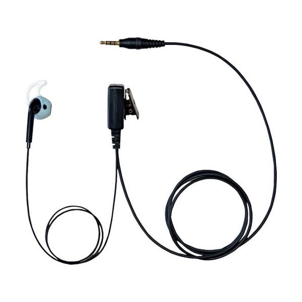 F.R.C. シリコンカバー付きインナータイプ右耳専用イヤホンマイク(PRO用/トランシーバー専用) FPG-27RYS 1本（直送品）