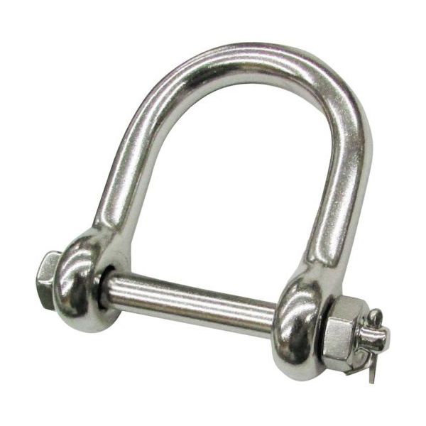 水本機械製作所 水本 ワリピン式ワイドネジシャックル 長さ50mm 内幅36mm A-688 1個 316-1964（直送品）