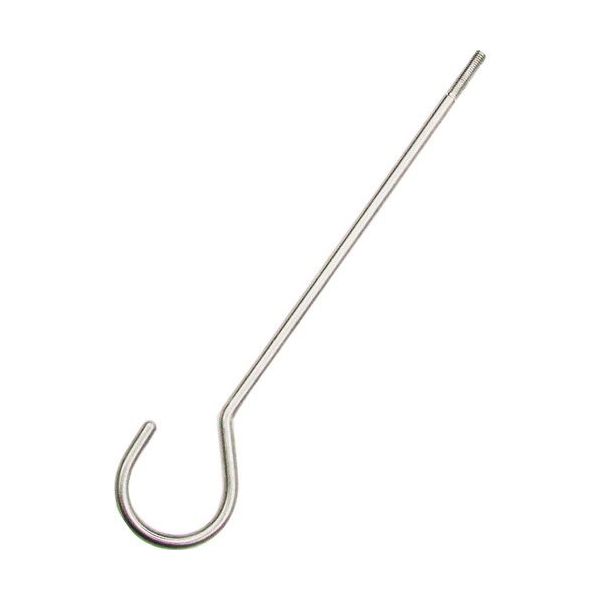 水本機械製作所 水本 ステンレス ネジ付ロングSカン 線径6mm全長250mm SLS-6-250 1個 178-4092（直送品）