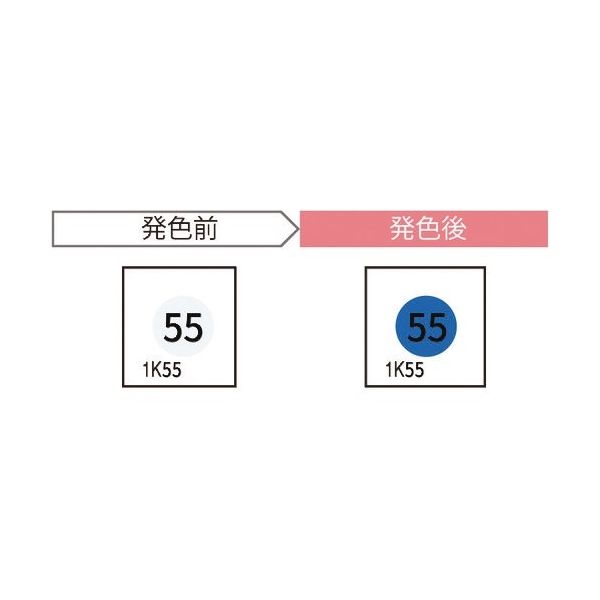 因幡電機産業 JAPPY サーモカラーセンサー(20枚入り) 1K55-JP 1箱(20枚) 370-1572（直送品）