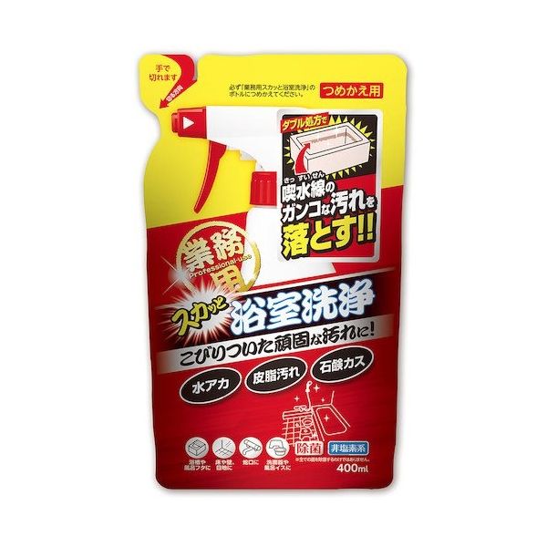 アイメディア 業務用スカッと浴室洗浄 詰替用 1008926 1個 348-9085（直送品）