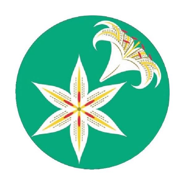 つくし工房 つくし たのし~る [はな] ゆり KS-124 1枚 184-4901（直送品）