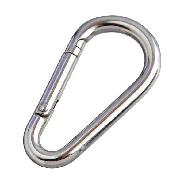 水本機械製作所 水本 ナス型カラビナ(環なし) SUS316 線径6mm A-2653 1個 336-9636（直送品）