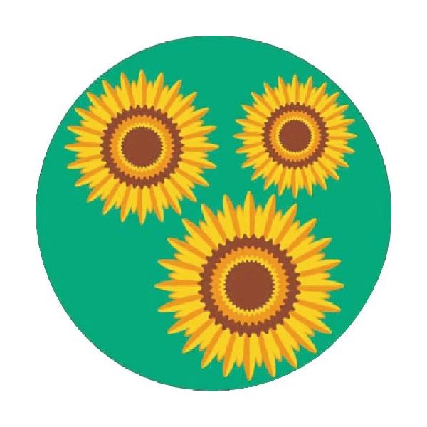 つくし工房 つくし たのし~る [はな] ひまわり KS-123 1枚 184-4937（直送品）