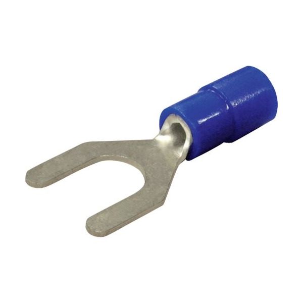 ニチフ端子工業 ニチフ 環境配慮形絶縁被覆付圧着端子 Y形(100P) TMEX 2Y-6-BLK 1パック(100個) 226-2674（直送品）