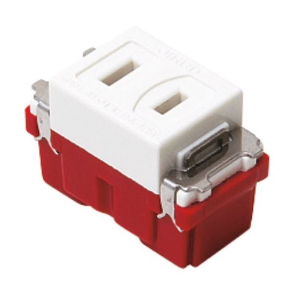 スガツネ工業 SUGATSUNE (210033131)JECーBNー5ーPW 埋込コンセント JEC-BN-5-PW 1セット(10個)（直送品）