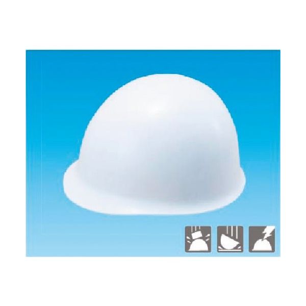 つくし工房 つくし 保護帽 ABS製MP型 白 3105 1個 185-1102（直送品）