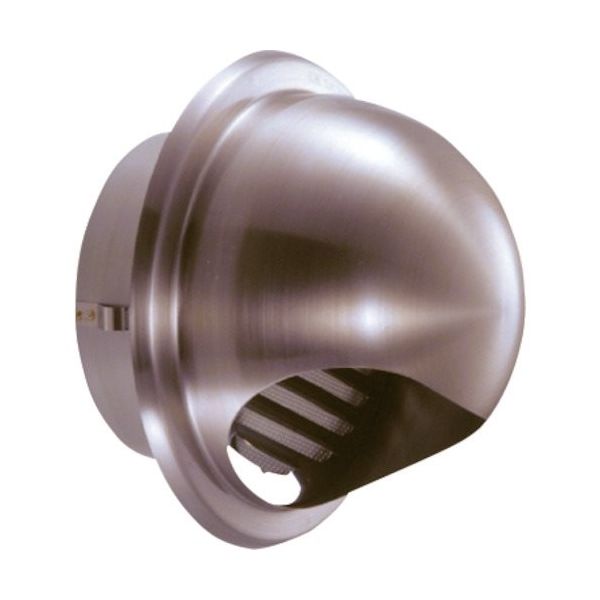 因幡電機産業 JAPPY ステン丸型フード付ガラリ 網無150φ UK-GSN150SJ-M 1個 129-3703（直送品）