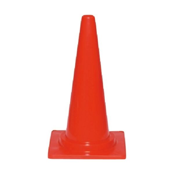 つくし工房 つくし カットコーン H660mm φ40mm 赤 5302 1台 184-6314（直送品）