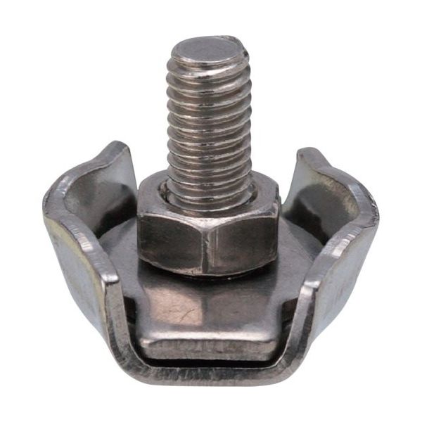 水本機械製作所 水本 シングルワイヤークリップ 使用ロープ径4mm SWC-5 1個 336-6435（直送品）