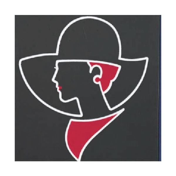 つくし工房 つくし ドアプレート (女子トイレシンボル) DR-51 1個 185-1153（直送品）