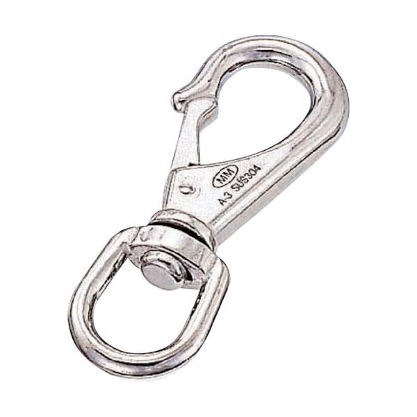 水本機械製作所 水本 スイベルスナップ 全長118mm A-114 1個 317-6043（直送品）