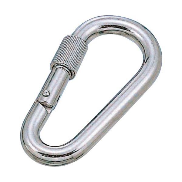 水本機械製作所 水本 ナス型カラビナ(環付) 線径6mm A-1018 1個 336-6484（直送品）