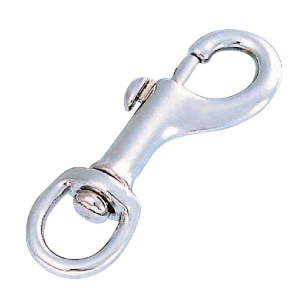 水本機械製作所 水本 ナスカン(クロームメッキ) 全長76mm A-782 1個 316-6624（直送品）