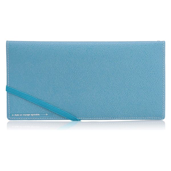 TTC コンサイス パスポートケース スキミングブロック ブルー