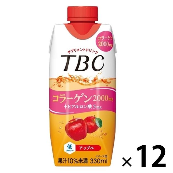 森永乳業 TBC コラーゲン アップル 330ml 1箱（12本入） - アスクル