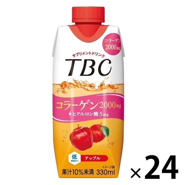 森永乳業 TBC コラーゲン アップル 330ml 1セット（24本） - アスクル