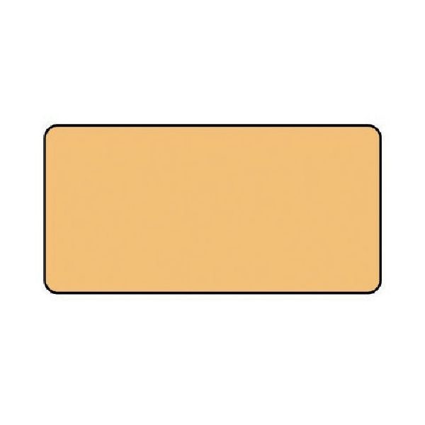 ユニット 配管ステッカー うすい黄無地(極小) アルミ 30×60 10枚組 AS.4.30SS 1組(10枚) 746-1615（直送品）