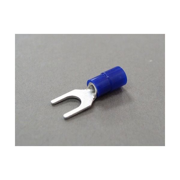 ニチフ端子工業 ニチフ 環境配慮形絶縁被覆付圧着端子 Y形(100P) TMEX 2Y-5-RED 1パック(100個) 226-3117（直送品）