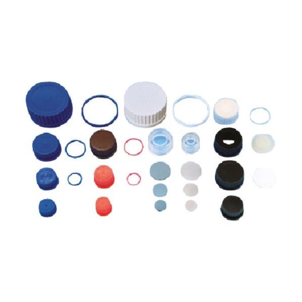 東京硝子器械 TGK ねじ口瓶用液切リング 赤 GLー45用 371-05-22-35 1個 184-1916（直送品）