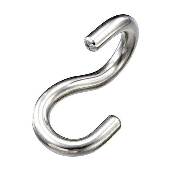 水本機械製作所 水本 ロープ用Sカン(ツイスト) 線径6mm全長51mm A-1332 1個 317-5981（直送品）