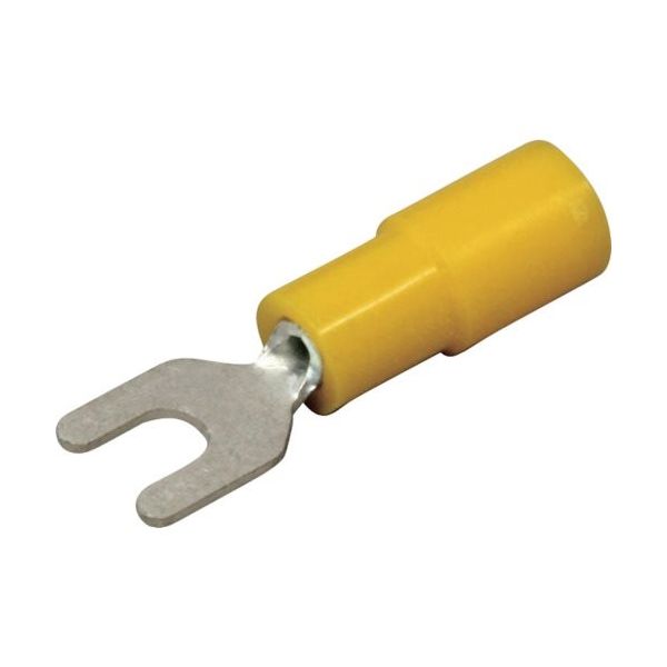 ニチフ端子工業 ニチフ 環境配慮形絶縁被覆付圧着端子 Y形(100P) TMEX 0.3Y-2-WHI 1パック(100個)（直送品）