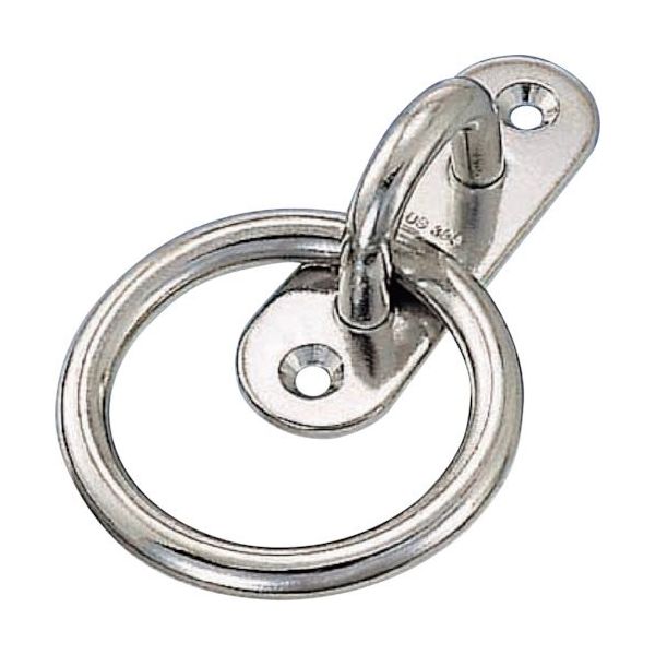 水本機械製作所 水本 パッドアイ丸カン 丸カン内径30mm 12mm×36mm A-526 1個 317-4494（直送品）