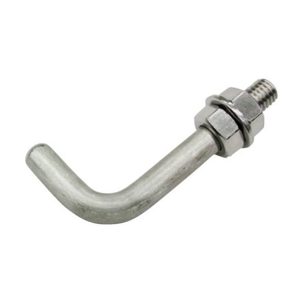 水本機械製作所 水本 ステンレス Lボルトフック 線径8mm LBH-8 1個 317-9179（直送品）