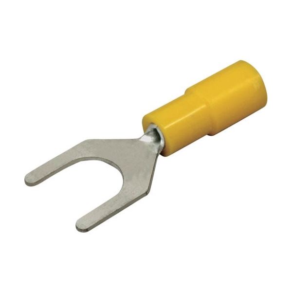 ニチフ端子工業 ニチフ 環境配慮形絶縁被覆付圧着端子 Y形(100P) TMEX 0.3Y-5-RED 1パック(100個)（直送品）