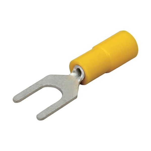 ニチフ端子工業 ニチフ 環境配慮形絶縁被覆付圧着端子 Y形(100P) TMEX 0.3Y-3.5N-GRN 1パック(100個)（直送品）