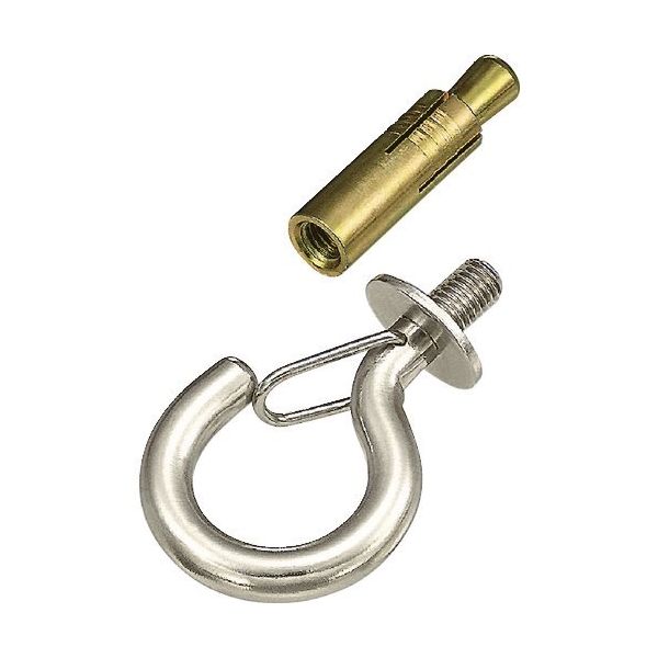 水本機械製作所 水本 ステンレスボルトフック（ブネジ）（カットアンカー付）フックの長さ33mm EHB-5W 113-6141（直送品）
