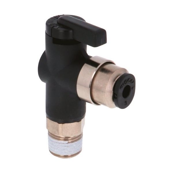 日本ピスコ ピスコ ボールバルブ 10シリーズ エルボA BVLC01-3 1個 818-1108（直送品）