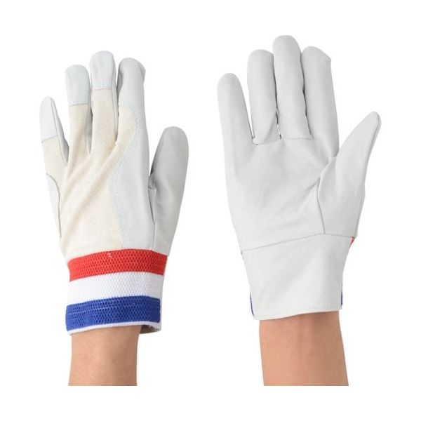 川西工業 川西 豚クレスト甲メリヤス 1P Mサイズ 2393-M 1セット(10双) 123-6089（直送品）