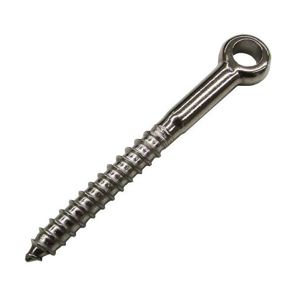 水本機械製作所 水本 ステンレス 丸カンスクリュー足のみ 線径7mm A-1370 1個 315-8595（直送品）