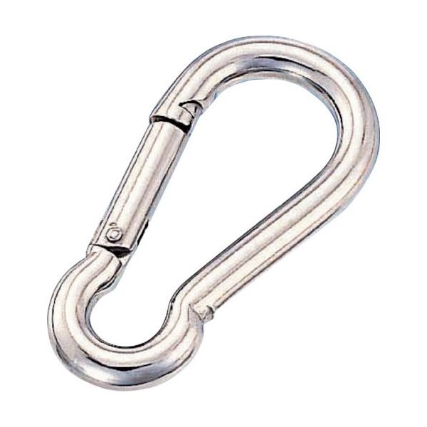 水本機械製作所 水本 ステンレス スナップフックB型 SUS316 長さ53mm B-5 316 1個 318-2323（直送品）