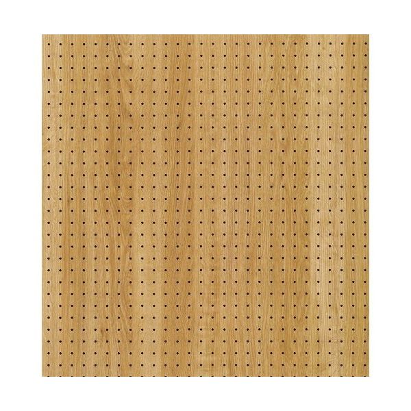 光 木調パンチングボードウッディ オーク 約600×300mm PGMBD36-5 1セット(5枚) 151-7178（直送品）