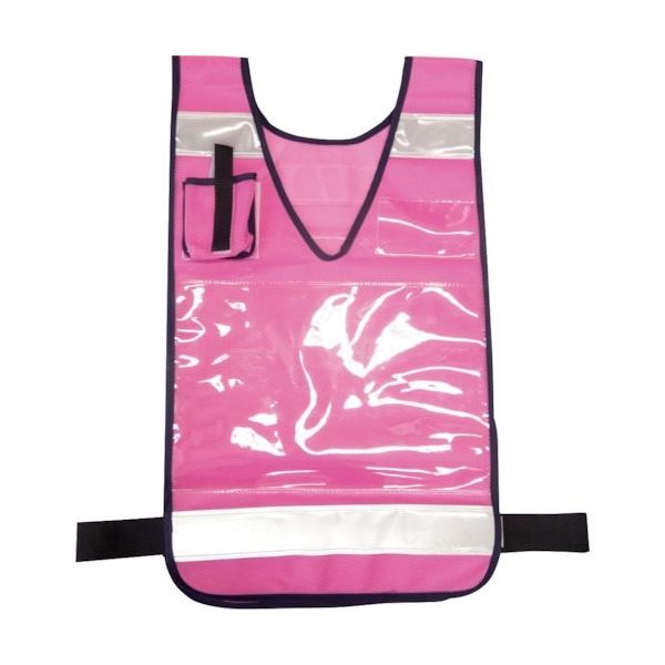 ミズケイ 差込ベスト「差込式でええよん」(ピンク) 5941009 1枚 351-7427（直送品）