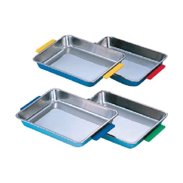 東京硝子器械 TGK 角バット 青取手付き 15枚取 419-32-07-59 1枚 185-7855（直送品）