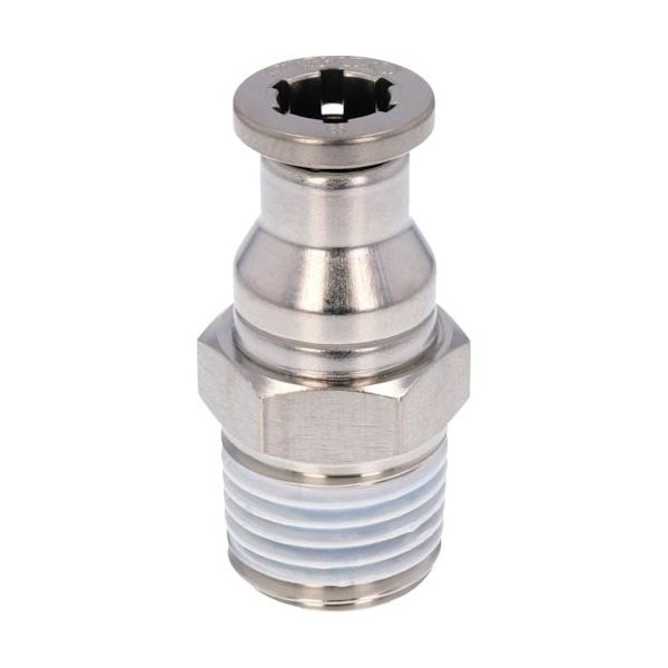 日本ピスコ ピスコ SUS316継手 ストレート シールテープ仕様 SSC6-02-TP 1個 268-8529（直送品）